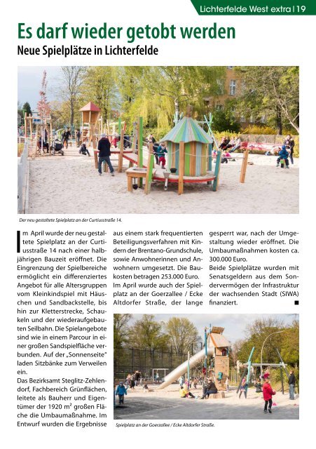 Lichterfelde West extra JUN/JUL 2017