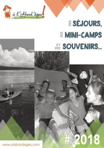 Séjours et mini-camps 2018