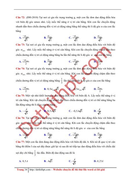 Sách tham khảo môn Vật Lý - Chinh Phục Câu Hỏi Lý Thuyết Và Kĩ Thuật Giải Nhanh Hiện Đại Vật Lý - Chu Văn Biên - FULLTEXT (799 trang)