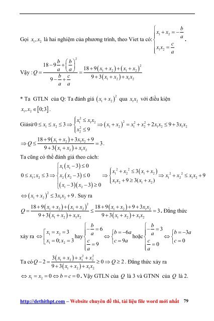 Sách tham khảo môn Toán - Các Chuyên Đề Bồi Dưỡng Học Sinh Giỏi Đại Số 9 - Nguyễn Trung Kiên - FULLTEXT (518 trang)