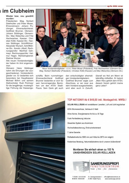 news from edt - lambach - stadl-paura Mai 2018