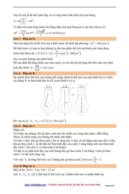 Sách tham khảo môn Toán - Rèn luyện kỹ năng giải quyết bài toán trắc nghiệm thực tế - Hứa Lâm Phong - FULLTEXT (287 trang)