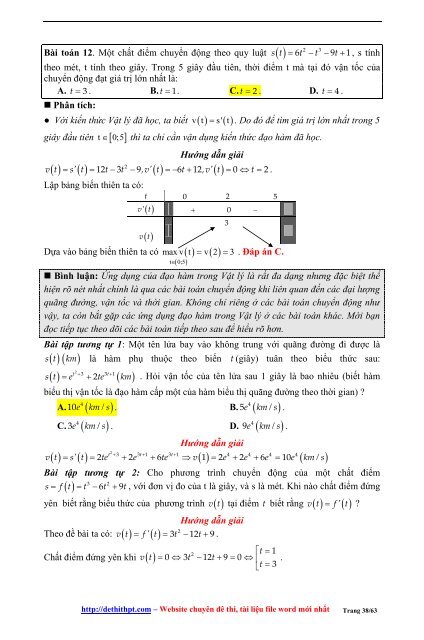 Sách tham khảo môn Toán - Rèn luyện kỹ năng giải quyết bài toán trắc nghiệm thực tế - Hứa Lâm Phong - FULLTEXT (287 trang)