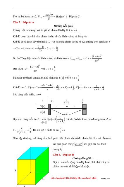 Sách tham khảo môn Toán - Rèn luyện kỹ năng giải quyết bài toán trắc nghiệm thực tế - Hứa Lâm Phong - FULLTEXT (287 trang)