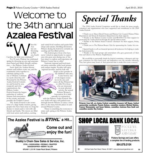 2018 Azalea Festival small section