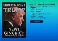 Read and Download Understanding Trump FOR ANY DEVICE - BY Newt Gingrich