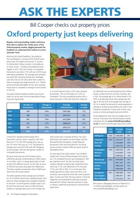 The Property Magazine Oxfordshire April/May 2018