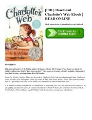 [PDF] Download Charlotte's Web Ebook  READ ONLINE