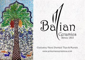 2018 Balian Ceramics Tile  Catalogue