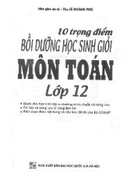 10 trọng điểm bồi dưỡng học sinh giỏi môn Toán lớp 12 - Tác giả Lê Hoành Phò - SCANNED VERSION - DETHITHPT.COM (600 trang)