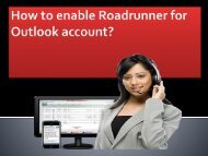 How to enable Roadrunner for Outlook account