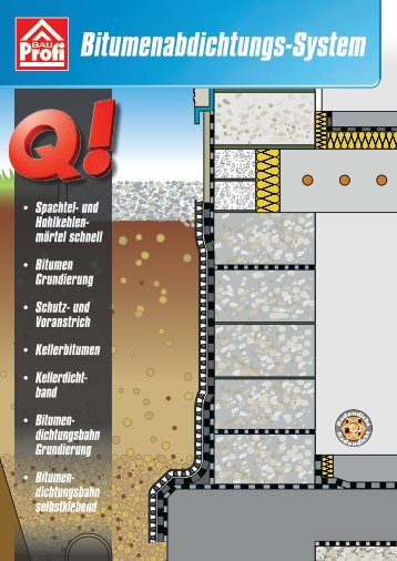 BauProfi Bitumenabdichtungs-System