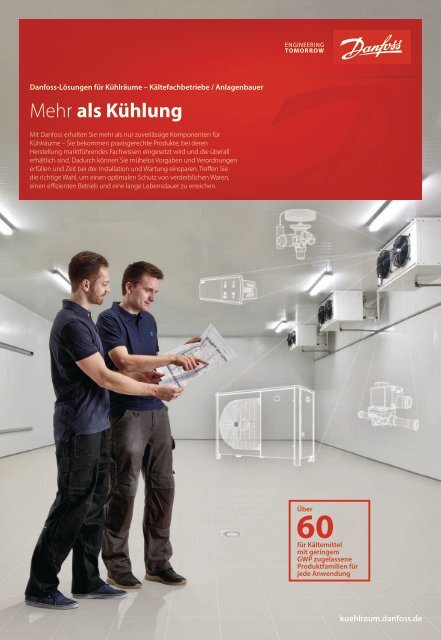 Danfoss-Lösungen für Kühlräume