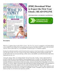 [PDF] Download What to Expect the First Year Ebook  READ ONLINE