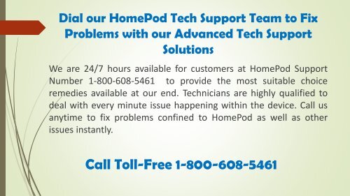 Call 1-800-608-5461|How To Fix HomePod Setup Failed Error 6722? 
