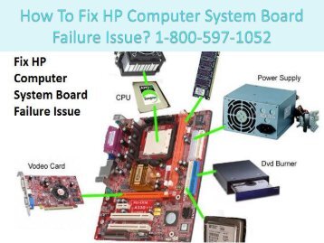 1-800-597-1052 Fix HP Computer System Board Failure Issue