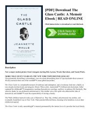 [PDF] Download The Glass Castle A Memoir Ebook  READ ONLINE