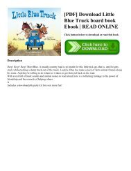 [PDF] Download Little Blue Truck board book Ebook  READ ONLINE