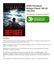 [PDF] Download Refugee Ebook  READ ONLINE