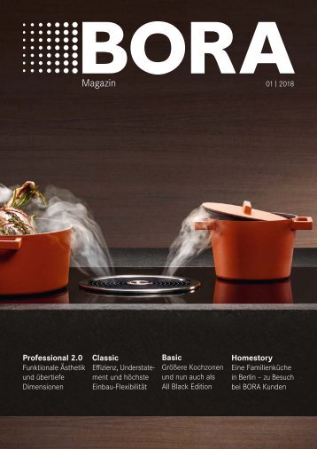 BORA Magazin 01|2018