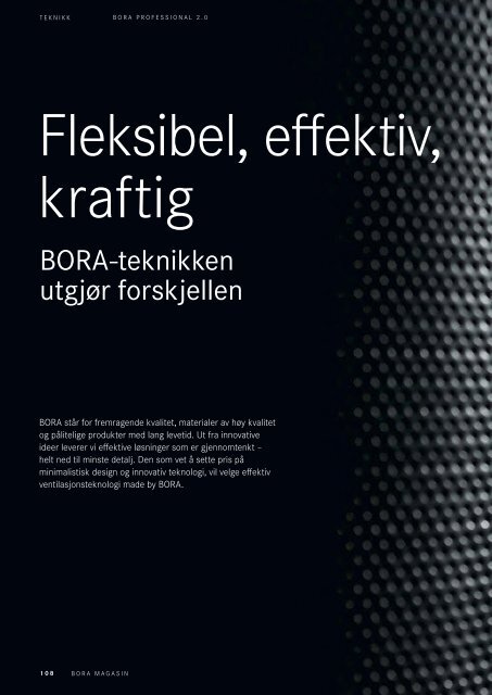 BORA Magazin 01|2018 – Norwegian