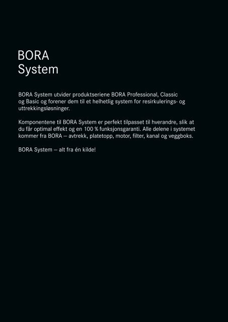 BORA Magazin 01|2018 – Norwegian