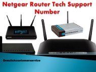 Netgear Router Tech Support Phone Number