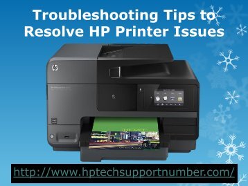 Troubleshooting Tips to Resolve HP Printer Issues