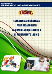 ESTRATEGIAS DIDACTICAS UGEL TOCACHE