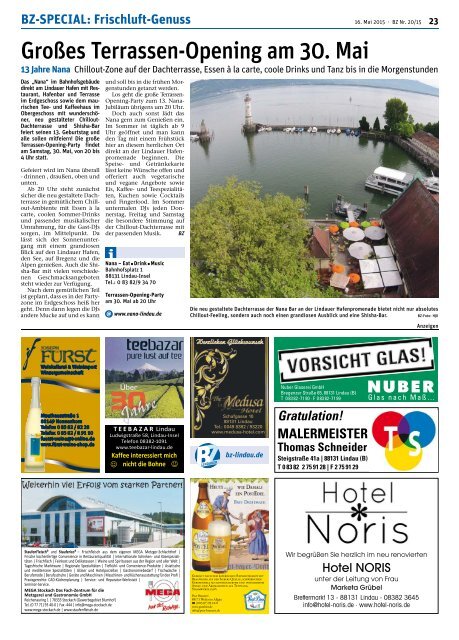 16.05.2015 Lindauer Bürgerzeitung