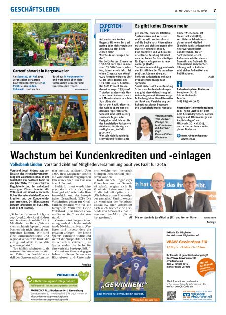 16.05.2015 Lindauer Bürgerzeitung