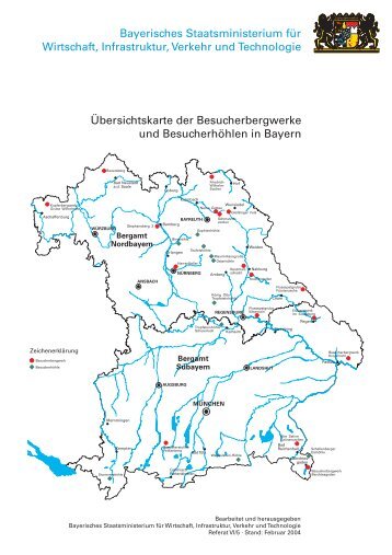 Übersichtskarte der Besucherbergwerke und ... - Bayern