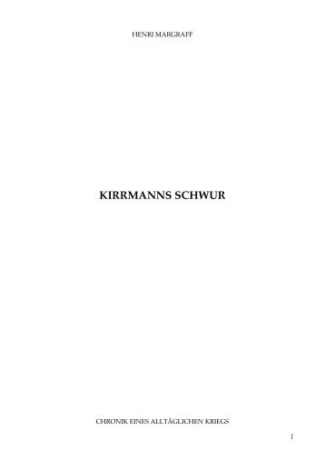 KIRRMANNS SCHWUR