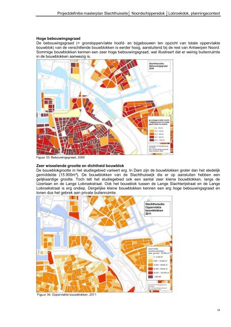 Projectdefinitie masterplan Slachthuissite - Noordschippersdok - Lobroekdok