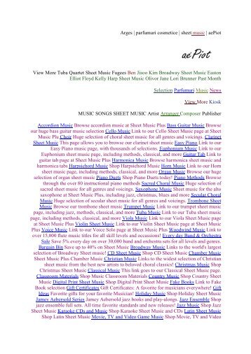 sheet music