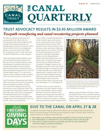 Canal Quarterly Winter 2018 FINAL web