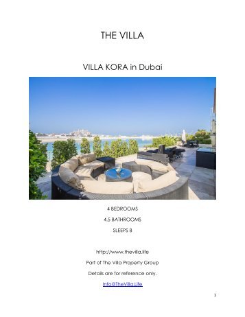 Villa Korra - Dubai