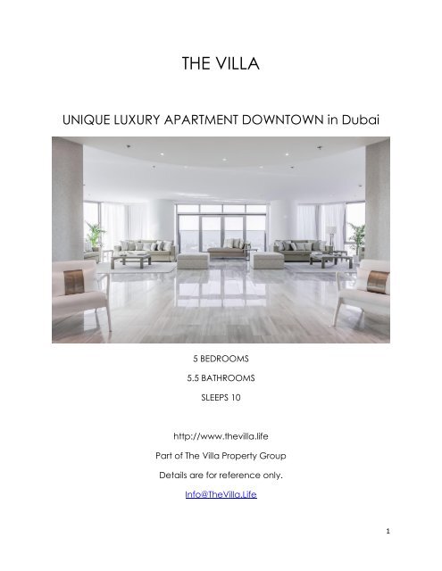 Unique Luxury Apartment Downtown - Dubai