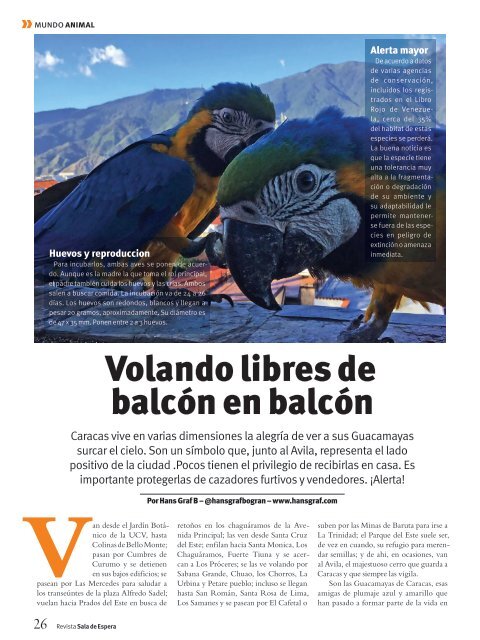 Revista Sala de Espera Venezuela Nro. 158 abril-mayo 2018