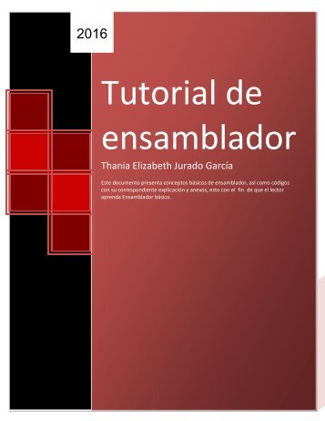 Tutorial de ensamblador