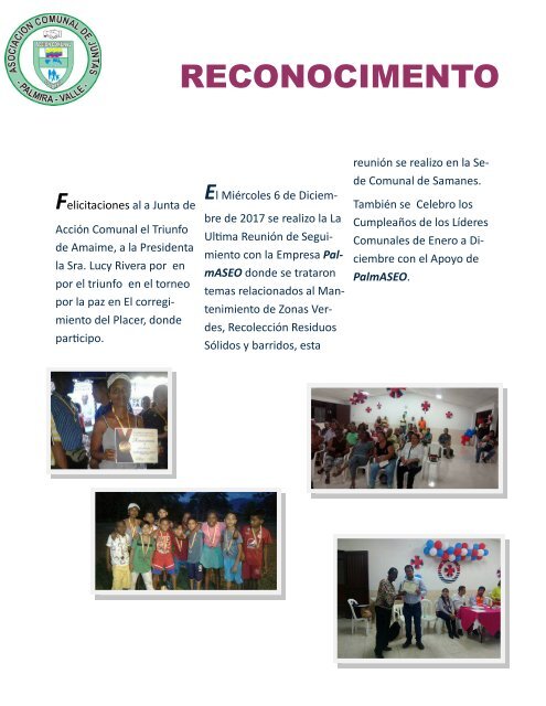 REVISTA ASOCOMUNAL LANZAMIENTO