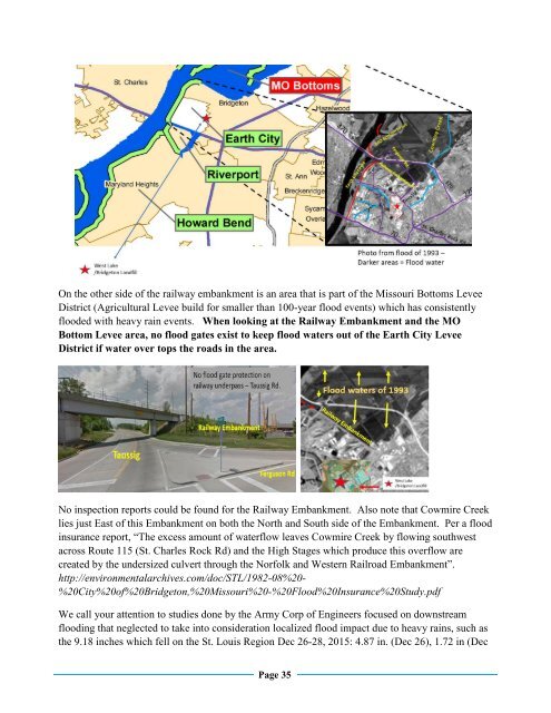 West Lake CAG NRRB Submission REVISED ADDENDUM  January 4 2018