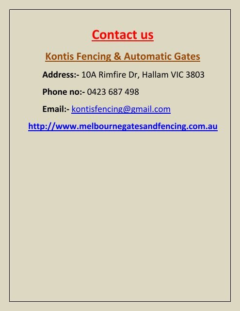 Wrought Iron Gates - Solution for Durable and Reliable Security