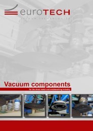 Catalogue vacuum components for the sheet metal and metalworking industry