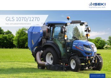 ISEKI Gras- und Laubsauger Serie GLS 1070 / 1270