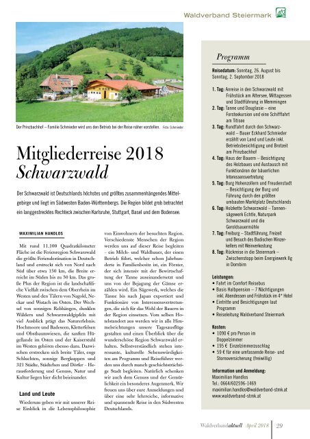 Waldverband Aktuell - Ausgabe 2018-02