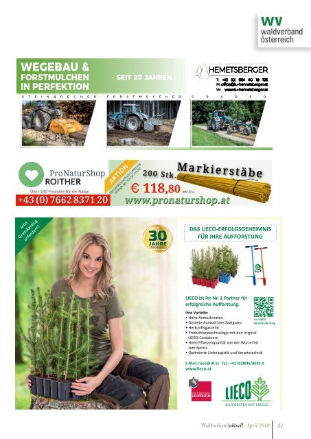 Waldverband Aktuell - Ausgabe 2018-02