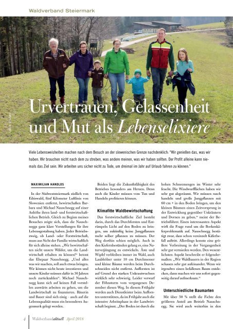 Waldverband Aktuell - Ausgabe 2018-02