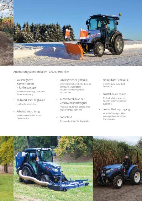 ISEKI Traktoren TG 6000 Broschüre