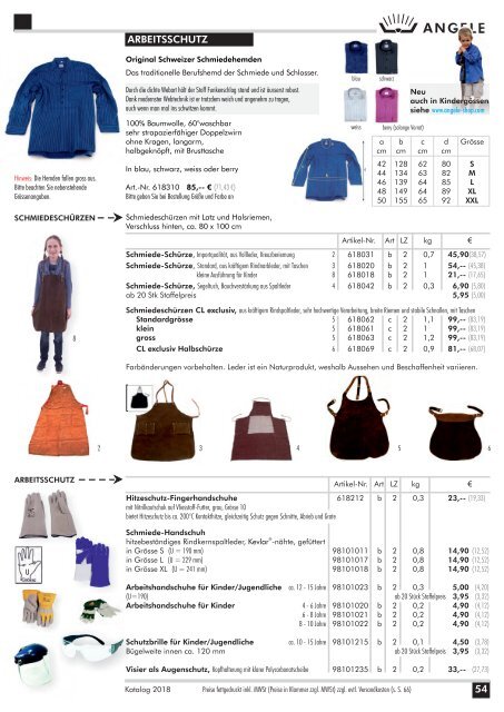 Angele Schmiedetechnik Katalog 2018